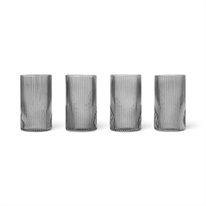 Ferm Living Ripple Verrines Sett med 4 Røkt