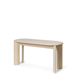 Ferm Living Bevel Benk Hvit Bøk