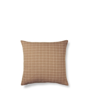 Ferm Living Brun Bomullspute Rutete