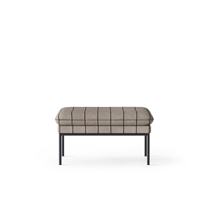 Ferm Living Turn Puff Sort Pasadena Sand/ Sort