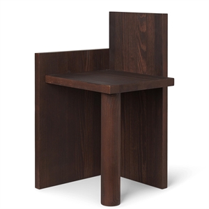 Ferm Living UTA Piece Nattbord Mørkoljet Furu