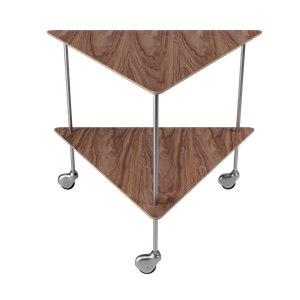 Fritz Hansen AJ Trolley Sidebord Valnøtt