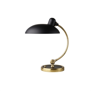 Fritz Hansen Kaiser Idell 6631 Luxus Bordlampe Matt Sort & Messing - Special Edition