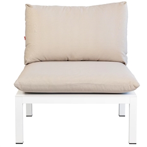 Fiam Domino Pute og Ryggstøtte Beige