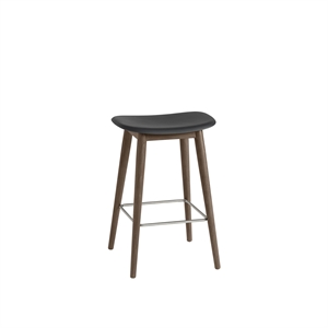 Muuto Fiber Barkrakk med Base Sort/ Brun H66 cm