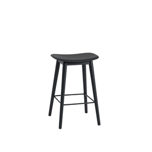Muuto Fiber Barkrakk med Base Sort/ Sort H66 cm