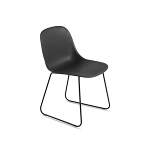 Muuto Fiber Spisestol med Base Sort
