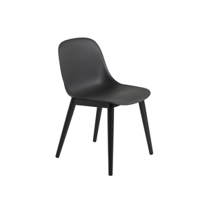 Muuto Fiber Spisestol med Base Sort