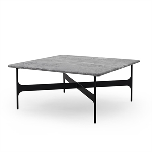 Wendelbo Floema Salongbord 80x80 Grå Emperador Marmor