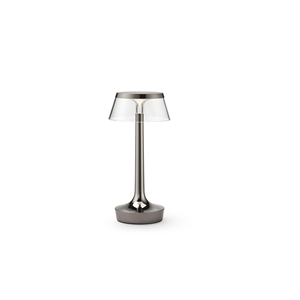 Flos Bon Jour Unplugged Bærbar Lampe Sort Krom