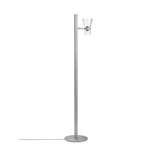 Flos Nocturne F1 Cone Gulvlampe Sølv