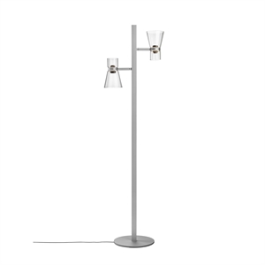 Flos Nocturne F2 Cone Gulvlampe Sølv