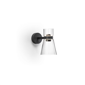 Flos Nocturne Cone Vegglampe Sort