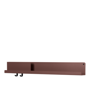 Muuto Sammenleggbar Hylle 96x13 Dyp Rød