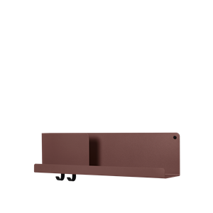 Muuto Sammenleggbar Hylle 63x16,5 Dyp Rød