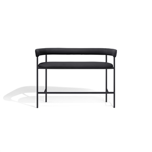 Furniture Copenhagen Font Barsofa 75 cm Dunes Antrasitt/ Sort Ramme