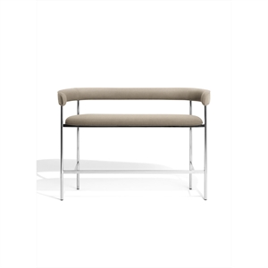 Furniture Copenhagen Font Barsofa 65 cm Hallingdal 65 200/Polert Stålramme