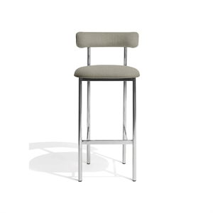 Furniture Copenhagen Font Barkrakk 65 cm Vidar 222/Polert Stålramme