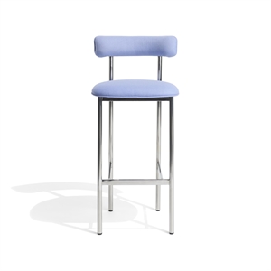 Furniture Copenhagen Font Barkrakk 65 cm Divina 676/Polert Stålramme