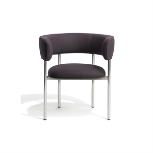 Furniture Copenhagen Font Spisestol med Armlener Trio 0776/polert Stålramme