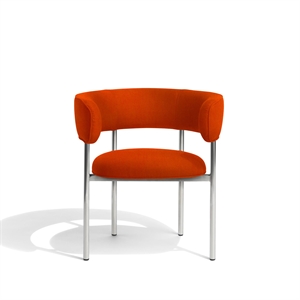 Furniture Copenhagen Font spisestol med armlener Gentle 2 553/polert stålramme