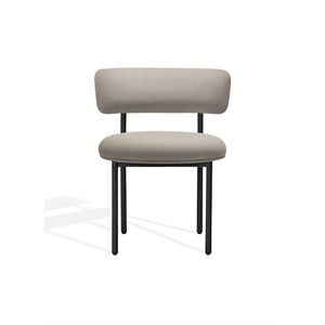 Furniture Copenhagen Font Spisestol Trio 0205/ Sort Ramme