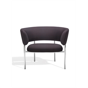 Furniture Copenhagen Font Lenestol med Armlener Trio 0776/polert Stålramme