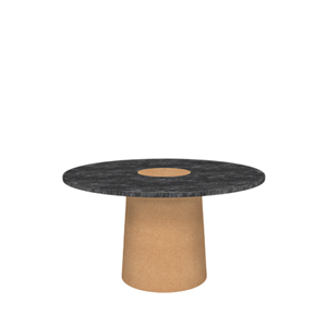 Frama Sintra Spisebord Sort Marmor/kork