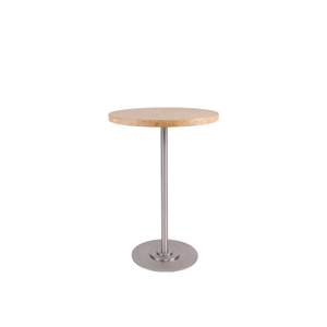 Frama Table 57 Spisebord Ø55 Gul Kalkstein/Rustfritt Stål