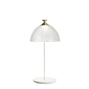 Kartell PUMO Bordlampe Transparent/ Hvit