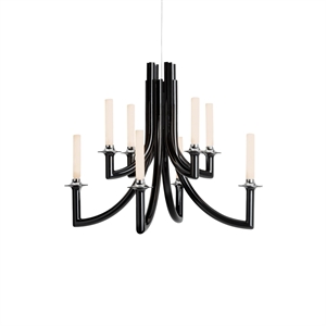 Kartell KHAN METAL Lysekrone Blank Svart