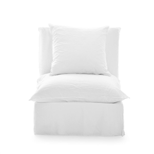 Gervasoni Ghost 06 Modular Sofa Uten Armlener Lino Bianco
