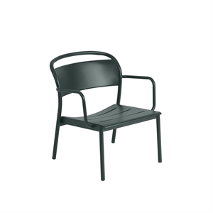 Muuto Linear Steel Lenestol Mørkegrønn