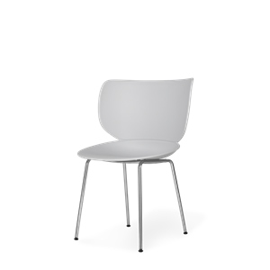 Moooi Hana Spisestol Utrukket Sett med 2 Betong/ Krom