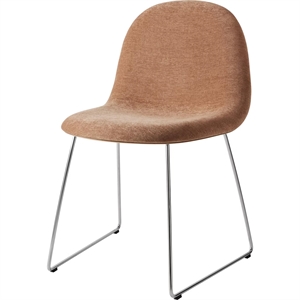 Gubi 3D Spisestol Rustfritt Stål/amerikansk Valnøtt/Belsuede Spesial Dedar 132