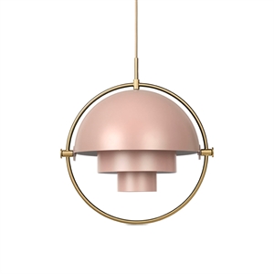 GUBI Multi-Lite Taklampe Stor Rose & Messing