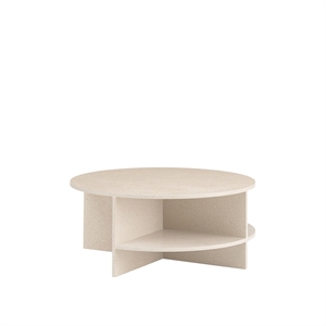 Muuto Halves Salongbord Lys Taupe/terrazzo