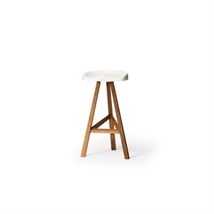 EstabliHed & Sons Heidi Spisestol H80 Blank Hvit/ask