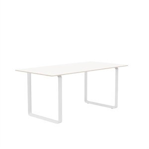 Muuto 70/70 Spisebord 170x85 Hvit Laminat/ Grå