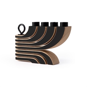 Design House Stockholm Nordic Light Lysestake med 4 Armer , Sort