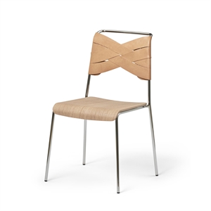 Design House Stockholm Torso Spisestuestol Krom/eik/naturfarget