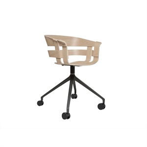 Design House Stockholm Wick Svingstol med Hjul Eik/ Grå