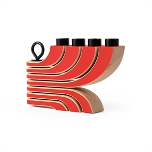 Design House Stockholm Nordic Light 4-armet Lysestake Rød