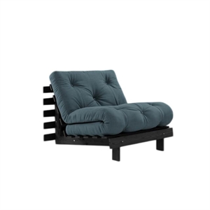 Karup Roots Sovesofa med Madrass 90x200 Svart Natt/petroleum