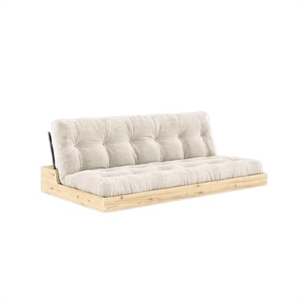 Karup Base Sovesofa med 5-lags Madrass Black Night/Ivory