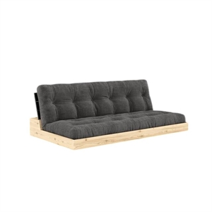 Karup Base Sovesofa med 5-lags Madrass Black Night/Kull