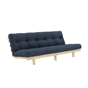 Karup Lean Sovesofa med Alpha-madrass 130x200 Marineblå/rå