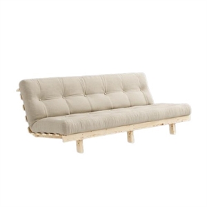 Karup Lean Sovesofa med Alpha-madrass 130x200 Beige/rå