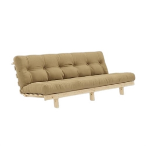 Karup Lean Sovesofa med Alpha-madrass 130x200 Beige/rå
