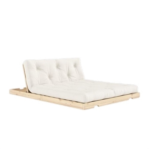 Karup Flip-sovesofa med Madrass 140x200 Natur/Rå